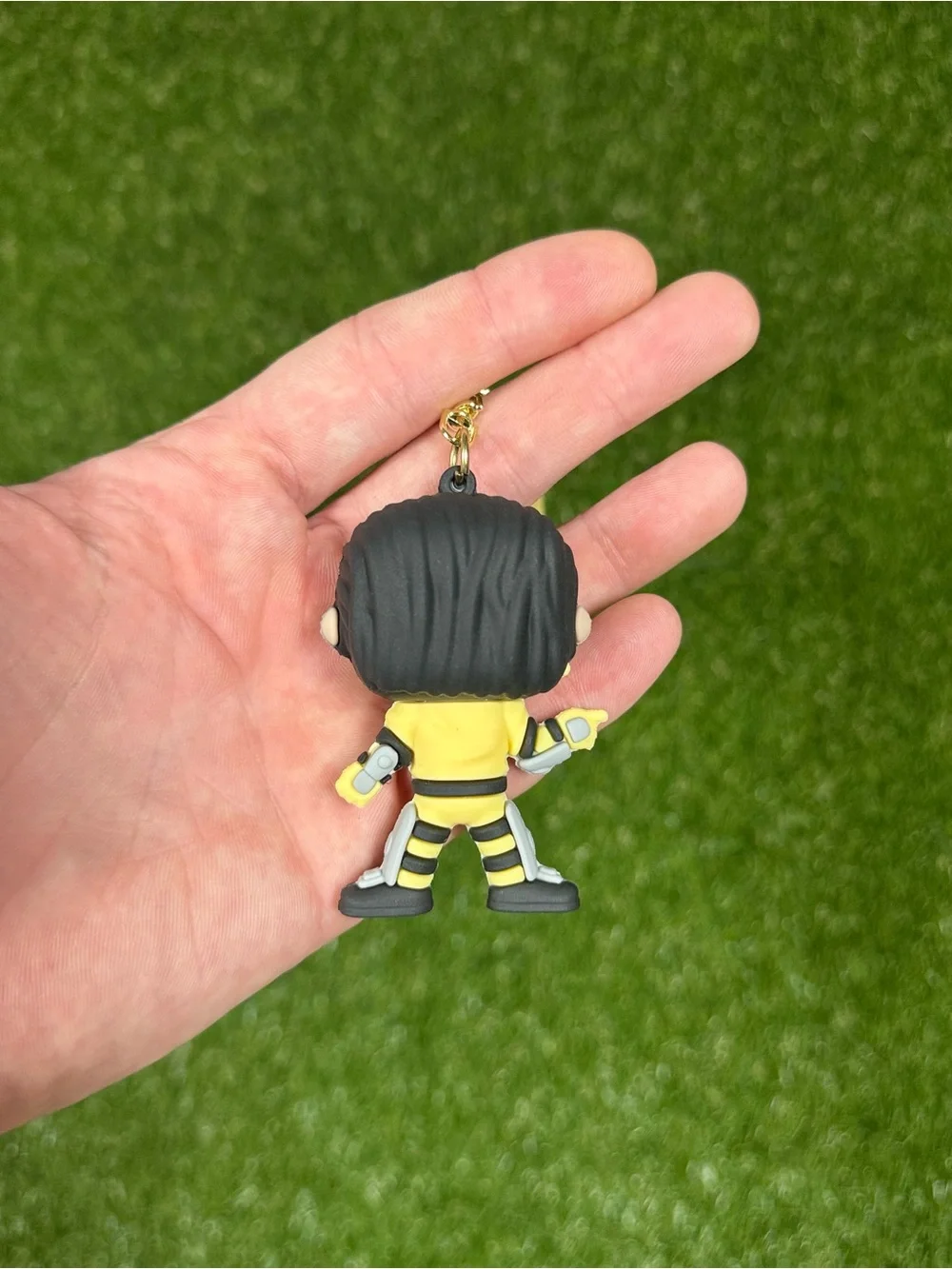 Yellow Michael Jackson Keychain - Kids Accessories